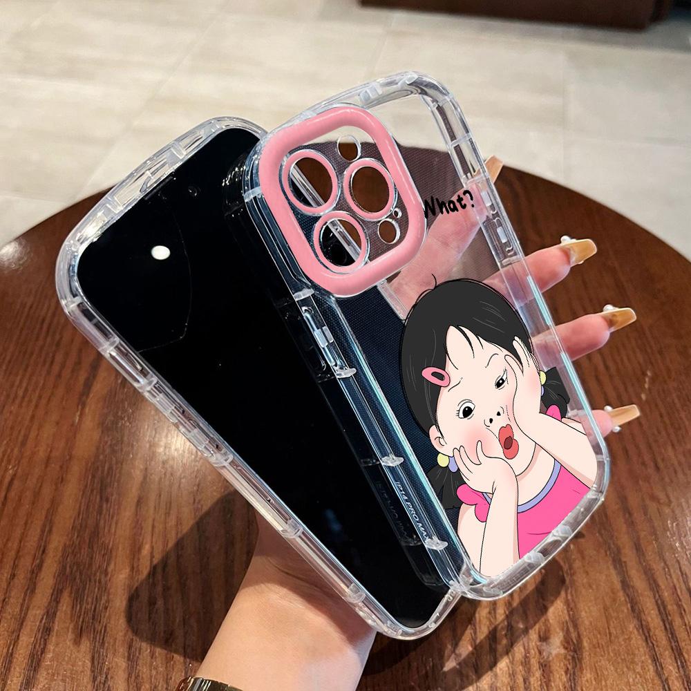 Чехлы для мобильных телефонов iPhone 11 13 XR 15 Pro Max 12 14 Pro Max чехол для iPhone 16 7 Plus 8 Plus XS Max Мультяшный узор Защита от падений Ударопрочный
