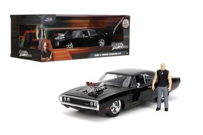 Jada Toys 1970 DODGE CHARANGER TORETTO Форсаж Мини-машина 124 F&F DOM'S R/T с DOM