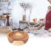 Бытовая кухня деревянная миска для еды суп фруктовый салат пищевой контейнер столовые приборы 32.5x10.5 см