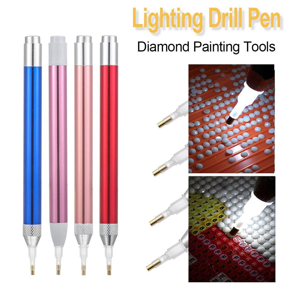 Crystal Sewing Accessories Diamond Painting Tool Point Drill Pen 5D Diamond Painting Lighting