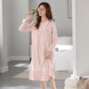 Пижама Женская Весна и Осень Осень Осень Хлопок Длинные Рукава Милый Принцесса Стиль Свободное Платье Длинное Платье Пижамная Юбка