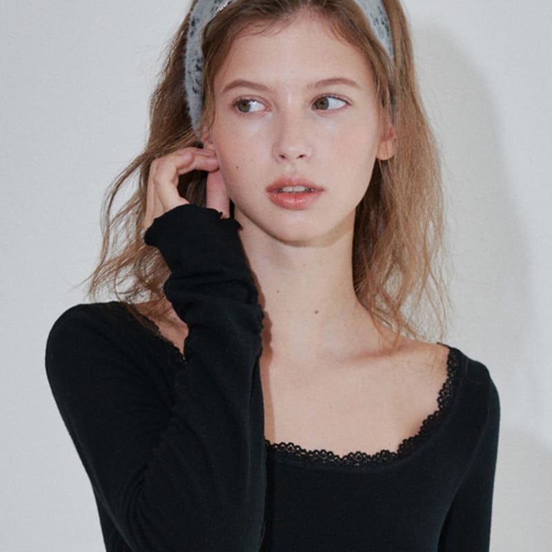 Ouel BLOOM KNIT ПОВЯЗКА ДЛЯ ВОЛОС_2 ЦВЕТА (СЕРЫЙ/СЛОНОВАЯ КОСТЬ)