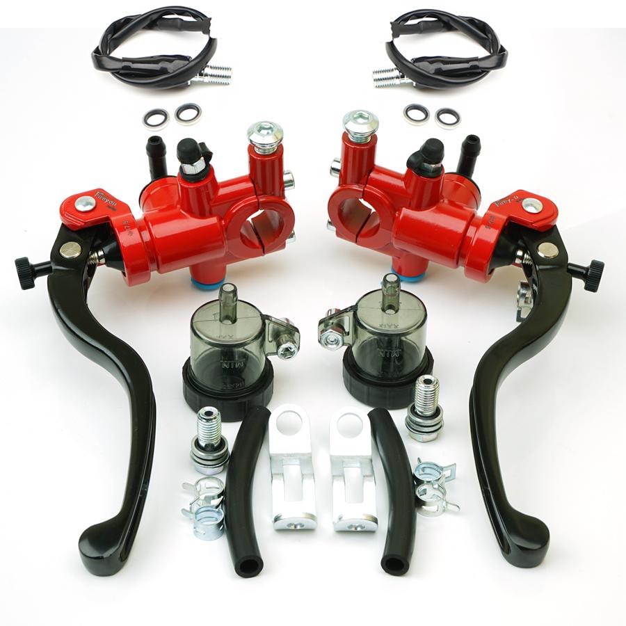 Рычаг главного тормозного цилиндра мотоцикла, гидравлическое сцепление, поршень 17,5 мм, универсальный 22 мм для Cafe Racer Aprilia cb1000r