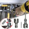 Электрический набор для нарезания резьбы 1/2" и 3/4" универсальная плашка для труб PPR, PE, ПВХ