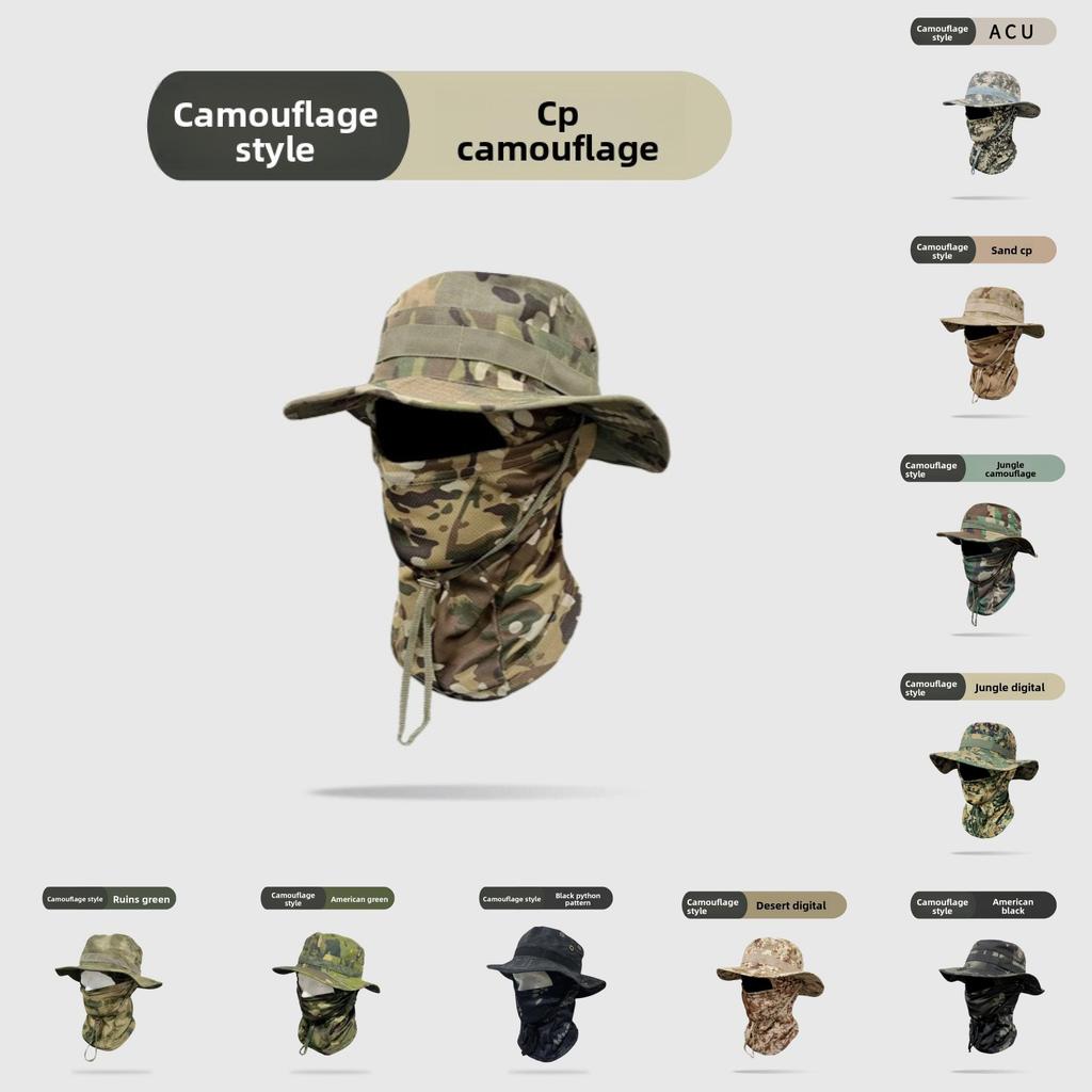 Desert Camo Sun Hat With Adjustable Fit And Quick Dry For Camping Activities