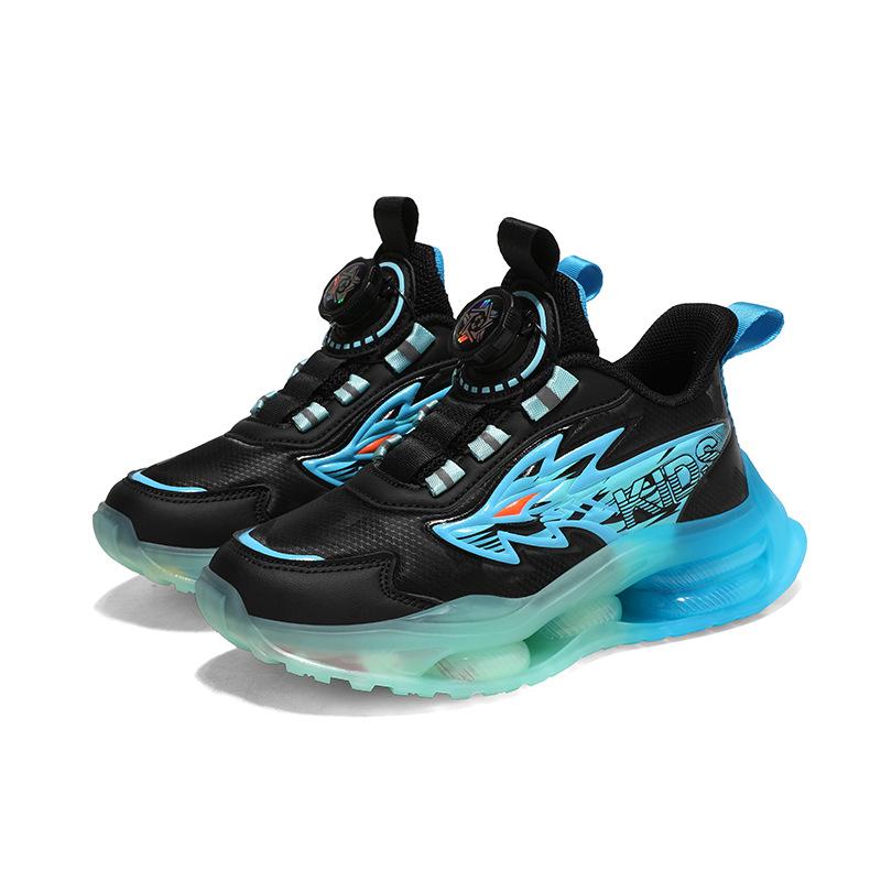 Girls' Sports Shoes 2025 Spring and Autumn Mesh Breathable Sports Shoes Boys' Lightweight Soft-soled Running Shoes Foreign Trade Spot