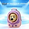 Parrot Backpack Clicker Animal Fidget Toy, Dog Cat Penguin Finger Toy Clicker, Stress Relief Handbag Decorative Accessory Compact Toys