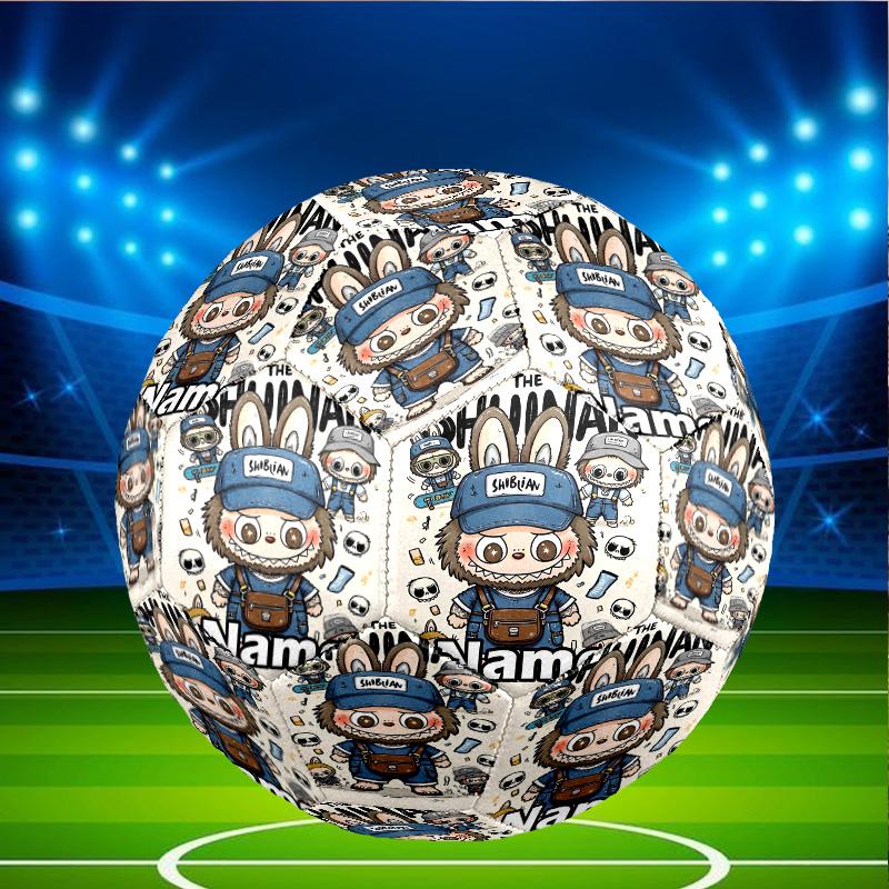 Custom Name Personalized Labubu Print Size 5 Soccer Ball Training & Match Football, for Team, Kicking, Gift for Football