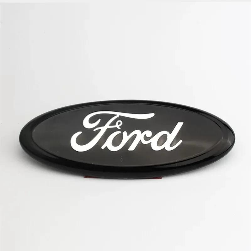 New 2026 Car Sticker 2025 Hot 17.5x7.5CM Car Logo Front Hood Trunk Badge Sticker for Ford Fiesta Focus Fusion Edge Ecosport Tran