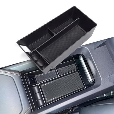 Для Ford Mustang Mach-E 2025-2025 Центральная консоль Подлокотник Ящик для хранения Органайзер Держатель Аксессуары ЧЕРНЫЙ