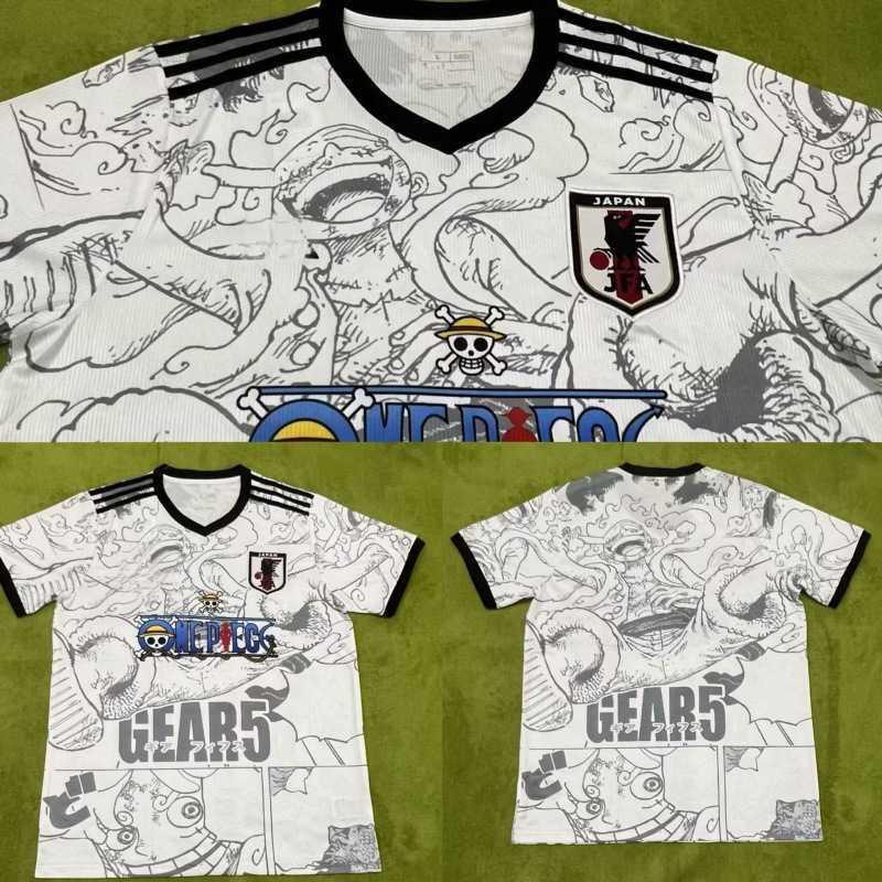 Japan Y3 National Team Edition Football Jersey Anime Print Short Sleeve Men Cycling Sports