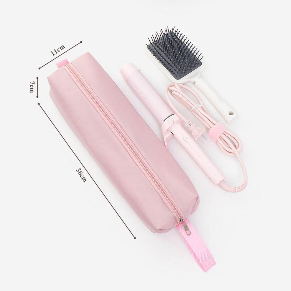 Large Capacity Hair Dryer Bag Solid Color Travel Carrying Case Hair Dryer Case For Airwrap Styler