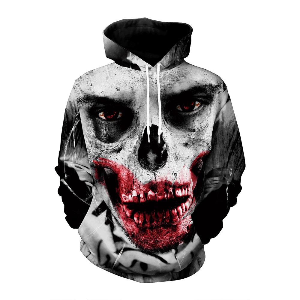 Осень и зима новый мультяшный мультяшный цифровая печать свитер на Хэллоуин