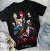 Человек-бензопила Новая футболка, Футболка Дэнджи и Макимы Мужская и женская Все размеры Черная