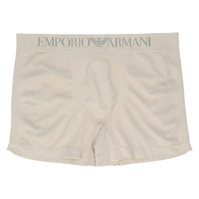 Бесшовные боксеры Emporio Armani, Застежка спереди, Мужское нижнее белье, Размер ЕС, 54045281 (54045281-45-21), Размер 21. бежевый