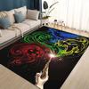 3D H-Hogwarts Magic Sign Gift Rug Carpet for Living Room Bedroom Home Decor,kids Play Non-slip for Sofa Doormat