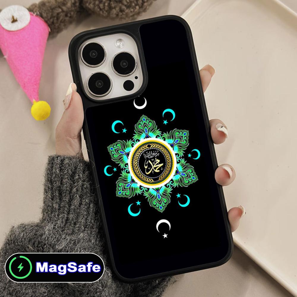 Чехол для мобильного телефона Subhan Allah для iPhone 17 16 15 14 13 12 11 Air Pro Max Plus Magsafe Матовая поверхность Цветная крышка Красивый