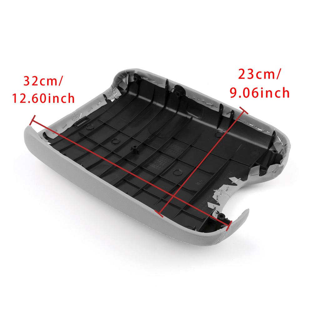 Серый кожаный подлокотник крышка центральной консоли для Honda Accord 2008-2012