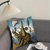 SSalvador DaliI Art Cushion Cover Pillowcase Ultra Soft Skin Friendly Fabric Cloud Like Comfort Concealed Zipper