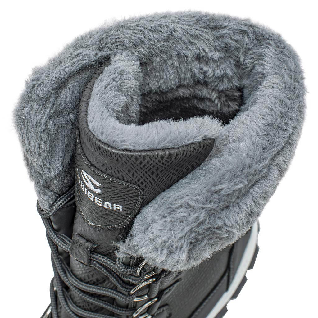 HOBIBEAR Женские зимние ботинки Нескользящая уличная обувь Зимние водонепроницаемые ботинки Теплая подкладка из искусственного меха Удобная обувь для женщин