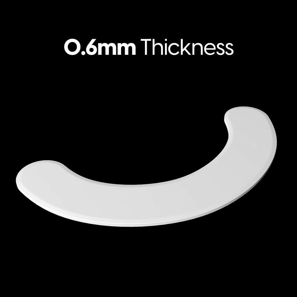 Pulsar Gaming Gears X2V2 X2H X2 (Средний и Мини) Ножки для мыши, 100% PTFE Премиум Слайдеры - Белые, Тонкий тип (0.6mm)