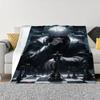 Jujutsu Kaisen-Gojo Satoru Bed Throw Blanket for Sofa Luxury Bedding Fluffy Plaid Custom Blankets King Size Home Interior Knee &