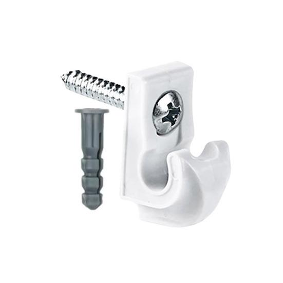 Пластиковый крючок для гирлянды Легкая установка Крючки-подвески для рождественских огней Атмосферостойкий Защищенный от ржавчины Настенное крепление