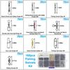 165Pcs Fishing Swivels Accessories Kit Ball Bearing Swivels Rolling Swivels Fishing Swivels Snap Clips Fishing Connectors
