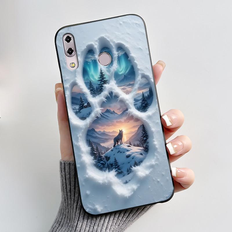For ASUS Zenfone 5 ZE620KL ZF620KL X00QD 5z ZS620KL Z01RD Case Luxury Cute Love Rabbit Funny Black Soft TPU Silicone Back Cover
