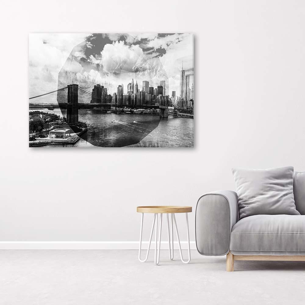 Canvas print, Bridge in New York architecture