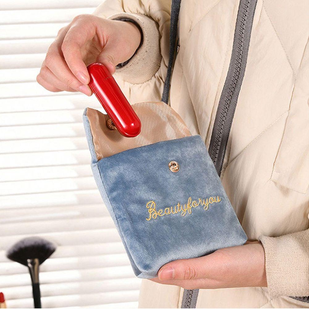 Бархатный чехол для карт Косметичка Чехол для помады Сумочка для гигиенических прокладок Держатель для наушников Кошелек для монет