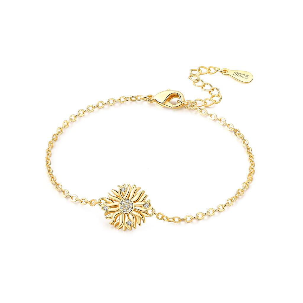 New 925 Silver Rose Gold Double-layer Heart Bracelet Chain Link Women Bracelet Birthday Festival Jewelry Gifts