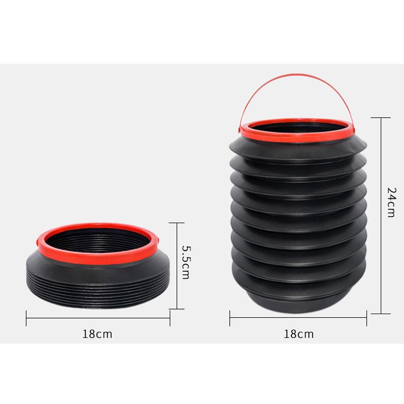 Складное мусорное ведро Складное ведро для воды 4 л Автомобильное ведро Многофункциональный контейнер для хранения Расширяющееся ведро для путешествий Дома