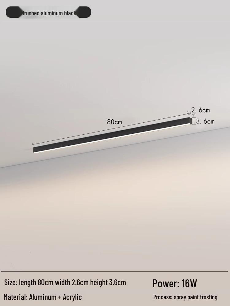 Скандинавская минималистичная светодиодная лента для гостиной, прихожей, спальни и балкона