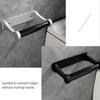 Stainless Steel Toilet Roll Holder Space Aluminum Tissue Paper Holder  Under Cabinet