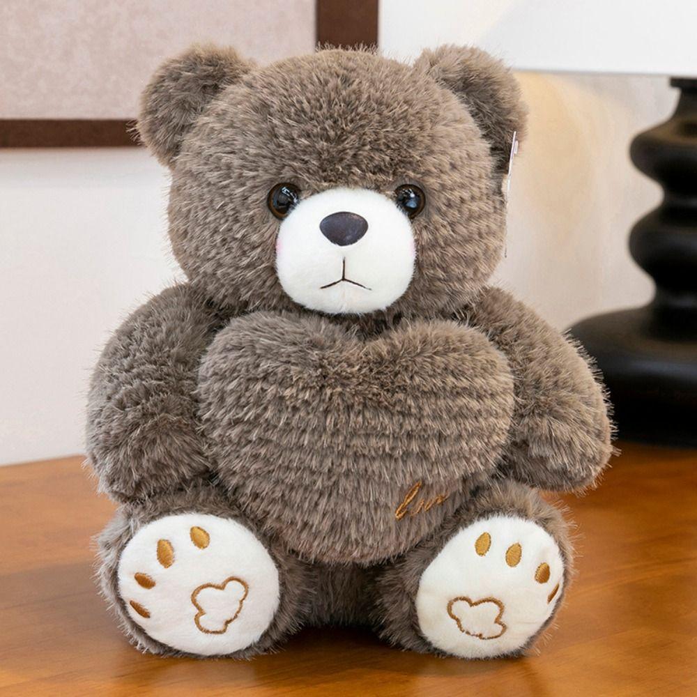 Holding Love Stuffed Bear Doll Big Paw Animal Plush Doll Bear Plush Toy  Birthday Party Decor
