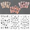 1PCS Dark Butterfly Nail Art Stickers