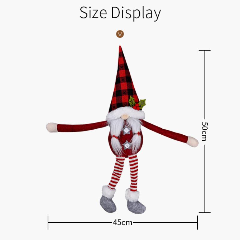 Товары для дома Рождественские украшения Пряжка для штор Лес Старик Пряжка для штор Безликая кукла Европейский стиль Веревка для штор Дверная вешалка