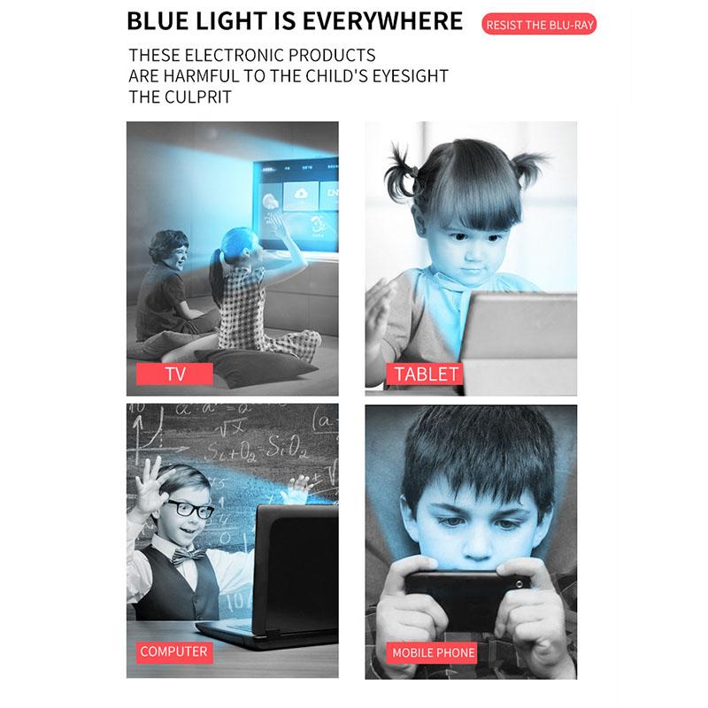 Children Kids High Quality Portable Computer Plain Glasses Hot Sale Glasses Boys Online Classes Popular Clear Lens Comfortable Girls Accessories