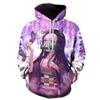 Аниме Demon Slayer Series 3D Printed Man's Spring New Style Hooded Long Sleeve Hoodie Fashion Casual Cotton Pullover Clothing