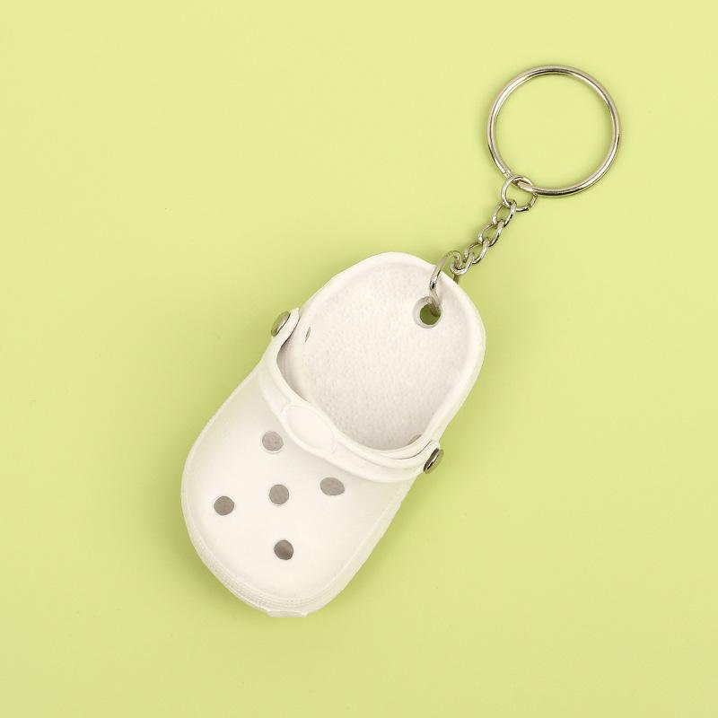 Мини-тапочки, брелок для обуви, милый 3D пляжный брелок из ЭВА, маленький крокодил, брелок для ключей, женский рюкзак, подвеска, брелок, аксессуары