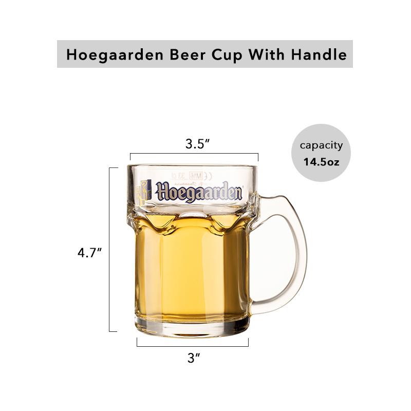 Шестигранная пивная стеклянная кружка с ручкой, большая кружка для чая, кофе, рутбира, кружки для ресторана, бара, дома