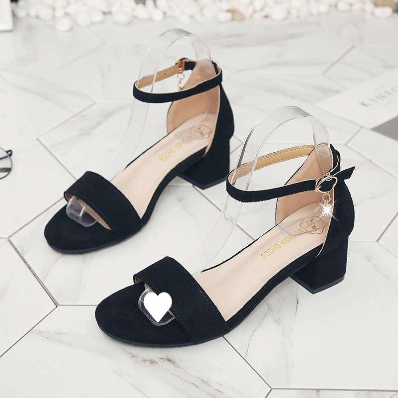 Босоножки женские лето 2025 новые модные универсальные на платформе с фееричным стилем с открытым носком на толстом каблуке на среднем каблуке на низком каблуке
