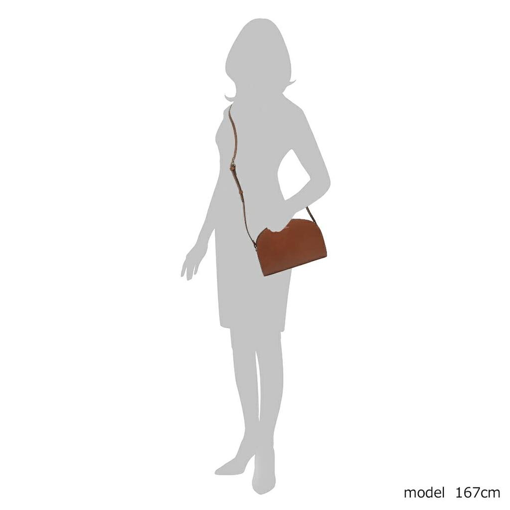 Shoulder Bag Half Moon Classic Brown APC PXAWV F61048 CAD [Apace] Women's [Item]