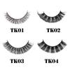 10 Pairs Super Volume Reusable Fluffy Natural False Eyelashes 3D Mink DD Curl Russian Curl Lashes