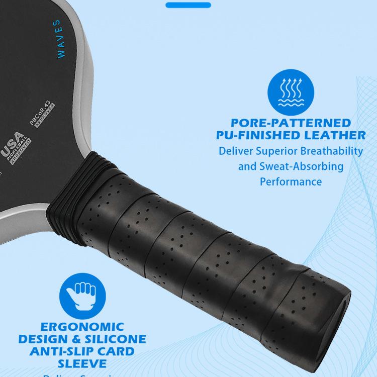 Ultra Light Thermoformed T700 Carbon Fiber Pickleball Paddle High Density EPP Foam Core Tournament Grade Paddle