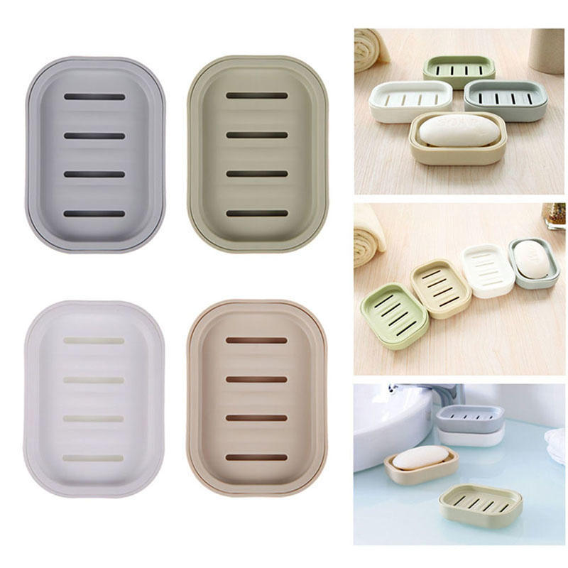 Soap Dispenser Dish Case Holder Container Box For Bathroom Travel Carry Case