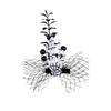 Flower Ghost Claw Hair Clip Harajuku Halloween Headwear Retro Skeleton Hand Hairpin  Party Supply