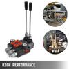 2 Spool Hydraulic Directional Control Valve 11gpm Adjustable Tractors Loaders