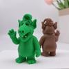 3D-печатная инопланетная фигурка ALF, машущая рукой, Украшение-орнамент, Самый жадный пушистый инопланетянин ALF, машущий рукой, Статуэтка - Украшение для дома, рабочего стола, сада